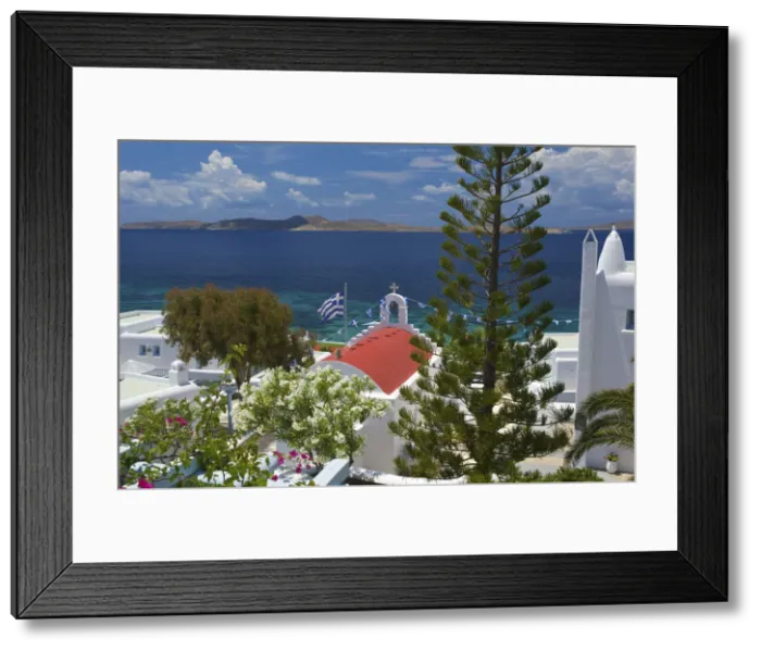 Framed Print : Chapel in Agios Ioannis, Mykonos, Cyclades, Greece