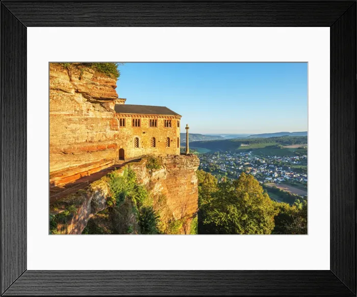 Framed Print : Sepulchral chapel for John of Bohemia built by Karl Friedrich Schinkel, Kastel-Staadt Framed Print : Sepulchral chapel for John of Bohemia built by Karl Friedrich Schinkel, Kastel-Staadt