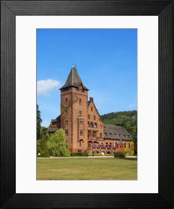 Framed Print : Saareck castle, Mettlach, Saarland, Germany Framed Print : Saareck castle, Mettlach, Saarland, Germany