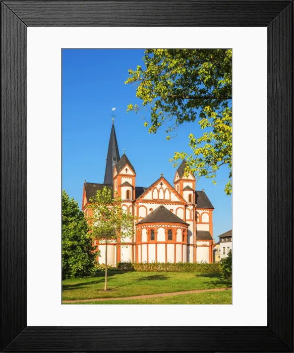 Framed Print : Roman basilica St. Peter, Merzig, Saarland, Germany Framed Print : Roman basilica St. Peter, Merzig, Saarland, Germany
