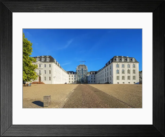 Framed Print : SaarbrAocken castle, Saarland, Germany Framed Print : SaarbrAocken castle, Saarland, Germany