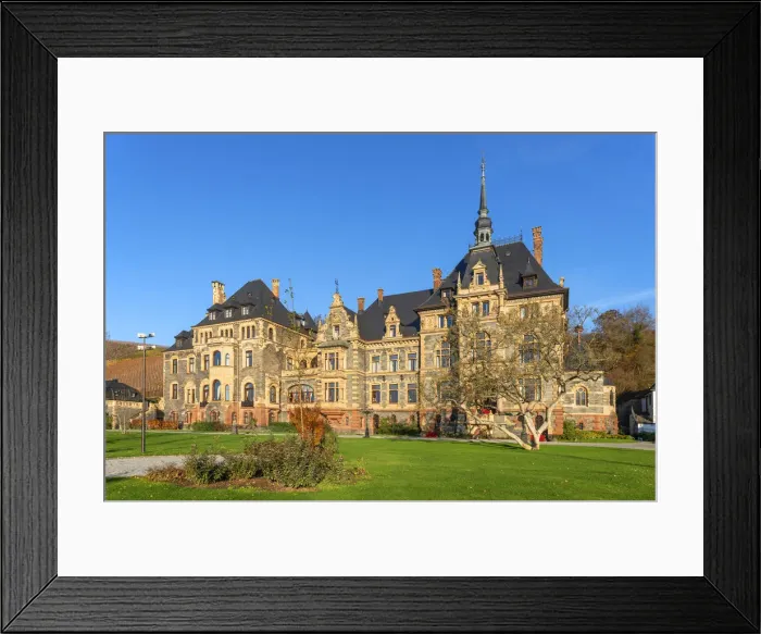 Framed Print : Lieser castle, Lieser, Mosel valley, Rhineland-Palatinate, Germany