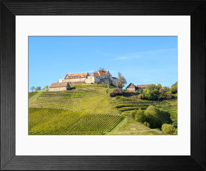 Framed Print : Schloss Staufenberg castle surrounded by vineyards, Durbach, Baden-WAorttemberg, Germany Framed Print : Schloss Staufenberg castle surrounded by vineyards, Durbach, Baden-WAorttemberg, Germany