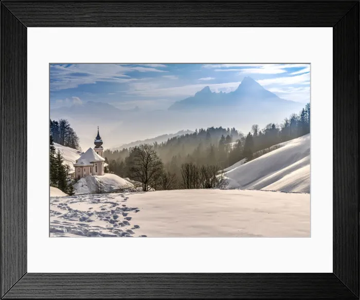 Framed Print : Maria Gern church, Berchtesgaden, Bavaria, Germany Framed Print : Maria Gern church, Berchtesgaden, Bavaria, Germany