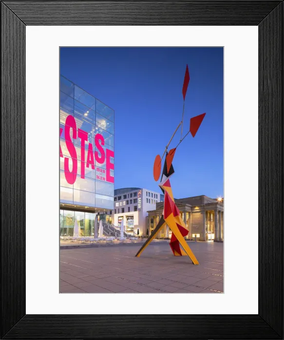 Framed Print : Kunstmuseum Stuttgart at dawn, Stuttgart, Baden-WAorttemberg, Germany Framed Print : Kunstmuseum Stuttgart at dawn, Stuttgart, Baden-WAorttemberg, Germany