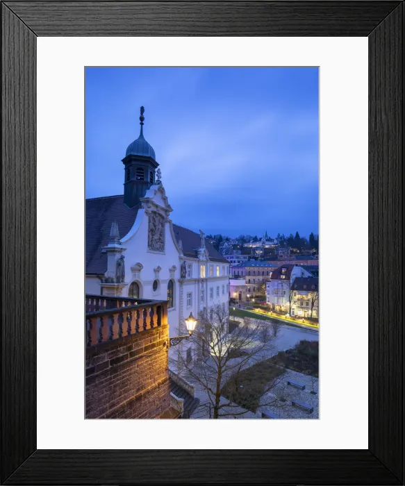 Framed Print : Roman bath ruins and Friedrichsbad (Fredericks bathhouse) at dusk, Baden-Baden Framed Print : Roman bath ruins and Friedrichsbad (Fredericks bathhouse) at dusk, Baden-Baden