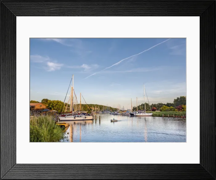 Framed Print : Marina at sundown, Seedorf, Rügen Island, Mecklenburg-Western Pomerania, Germany Framed Print : Marina at sundown, Seedorf, Rügen Island, Mecklenburg-Western Pomerania, Germany