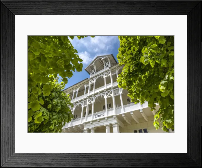 Framed Print : Villa, Sellin, RAogen Island, Mecklenburg-Western Pomerania, Germany Framed Print : Villa, Sellin, RAogen Island, Mecklenburg-Western Pomerania, Germany