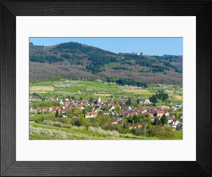 Framed Print : Germany, Baden-WAorttemberg, Schliengen. The village of Obereggenen in the Eggenertal Framed Print : Germany, Baden-WAorttemberg, Schliengen. The village of Obereggenen in the Eggenertal