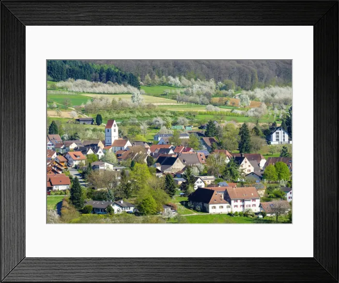 Framed Print : Germany, Baden-WAorttemberg, Schliengen. The village of Obereggenen in the Eggenertal Framed Print : Germany, Baden-WAorttemberg, Schliengen. The village of Obereggenen in the Eggenertal