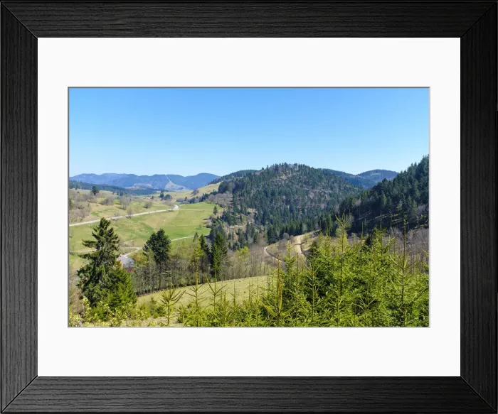 Framed Print : Germany, Baden-WAorttemberg, Laorrach district. Landscape in Southern Black Forest Framed Print : Germany, Baden-WAorttemberg, Laorrach district. Landscape in Southern Black Forest