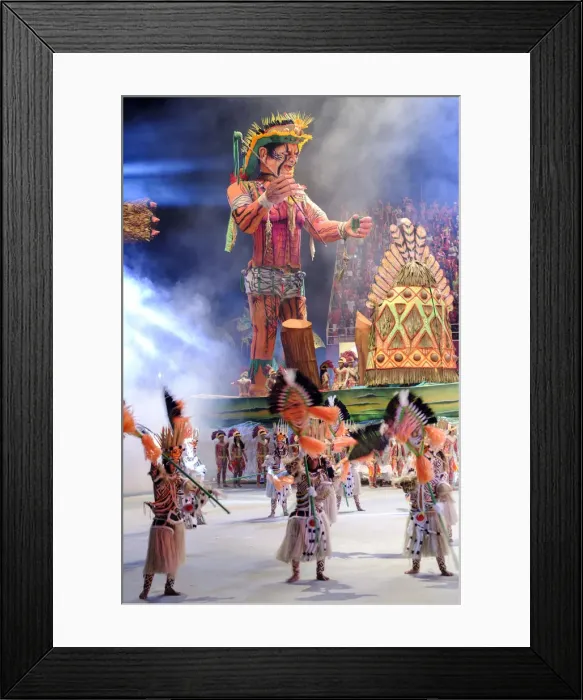 Framed Print : Brazil, Amazonas state, Brazilian Amazon, Parintins, Boi Bumba festival Framed Print : Brazil, Amazonas state, Brazilian Amazon, Parintins, Boi Bumba festival