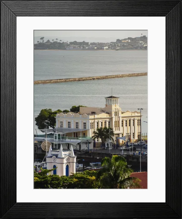 Framed Print : Porto dos Saveiros Buildings, elevated view, Salvador, State of Bahia, Brazil Framed Print : Porto dos Saveiros Buildings, elevated view, Salvador, State of Bahia, Brazil