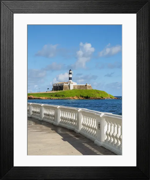 Framed Print : Farol da Barra, lighthouse, Salvador, State of Bahia, Brazil Framed Print : Farol da Barra, lighthouse, Salvador, State of Bahia, Brazil