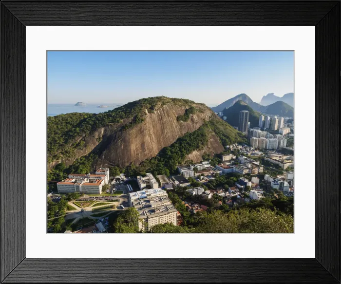 Framed Print : Urca Neighbourhood, elevated view, Rio de Janeiro, Brazil Framed Print : Urca Neighbourhood, elevated view, Rio de Janeiro, Brazil