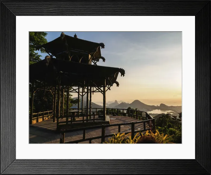 Framed Print : Vista Chinesa, Chinese Belvedere, Tijuca Forest National Park, Rio de Janeiro, Brazil