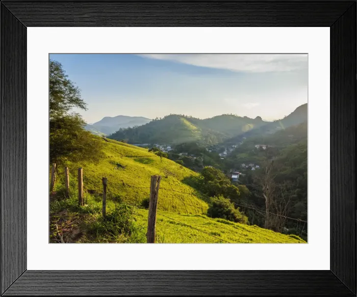 Framed Print : Mountains of Bom Jardim, State of Rio de Janeiro, Brazil