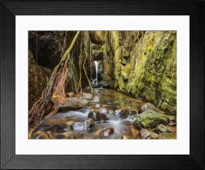 Framed Print : Cachoeira Indiana Jones, waterfall in Boa Esperanca de Cima near Lumiar, Nova Friburgo Framed Print : Cachoeira Indiana Jones, waterfall in Boa Esperanca de Cima near Lumiar, Nova Friburgo