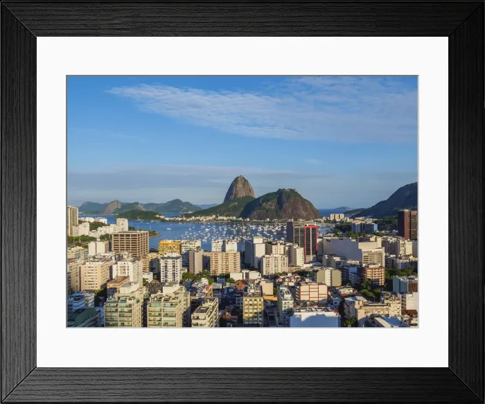 Framed Print : View over Botafogo towards the Sugarloaf Mountain, Rio de Janeiro, Brazil Framed Print : View over Botafogo towards the Sugarloaf Mountain, Rio de Janeiro, Brazil