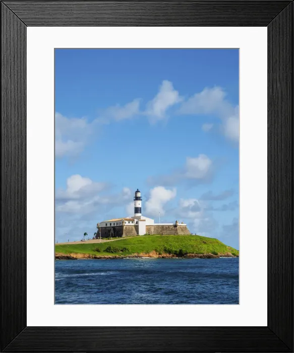 Framed Print : Farol da Barra, lighthouse, Salvador, State of Bahia, Brazil Framed Print : Farol da Barra, lighthouse, Salvador, State of Bahia, Brazil