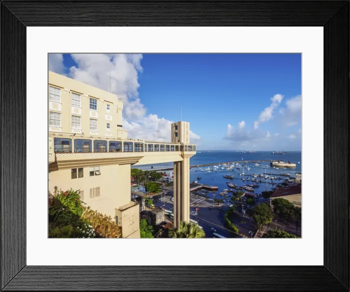 Framed Print : Lacerda Elevator, Salvador, State of Bahia, Brazil Framed Print : Lacerda Elevator, Salvador, State of Bahia, Brazil