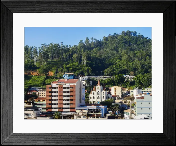 Framed Print : Cityscape of Bom Jardim, State of Rio de Janeiro, Brazil Framed Print : Cityscape of Bom Jardim, State of Rio de Janeiro, Brazil
