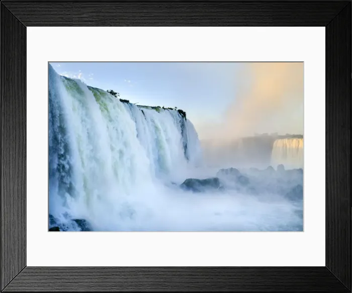 Framed Print : Brazil, Parana state, the Iguacu or Iguazu falls photographed from the Brazilian side Framed Print : Brazil, Parana state, the Iguacu or Iguazu falls photographed from the Brazilian side
