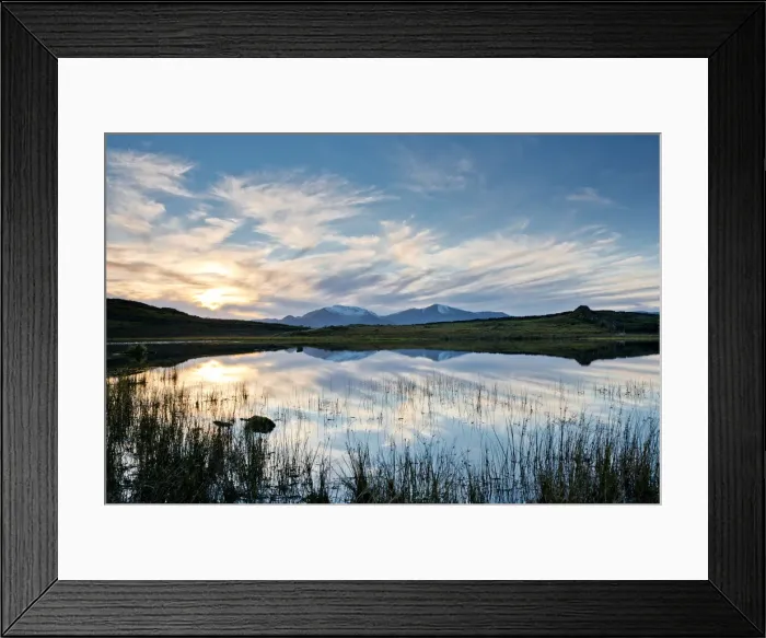 Framed Print : Clouds Reflecting in Tewet Tarn, Lake District National Park, Cumbria, England Framed Print : Clouds Reflecting in Tewet Tarn, Lake District National Park, Cumbria, England