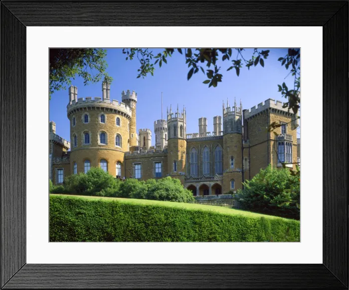 Framed Print : Belvoir Castle, near Grantham, Leicestershire, England Framed Print : Belvoir Castle, near Grantham, Leicestershire, England
