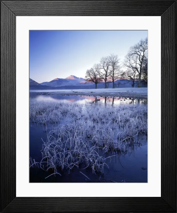 Framed Print : Front on Derwent Water, Lake District National Park, Cumbria, England Framed Print : Front on Derwent Water, Lake District National Park, Cumbria, England