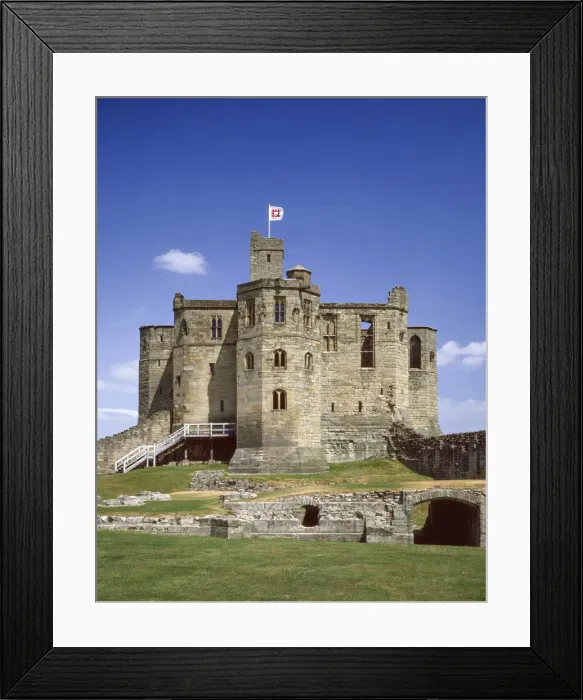 Framed Print : Warkworth Castle, Warkworth, Northumberland, England