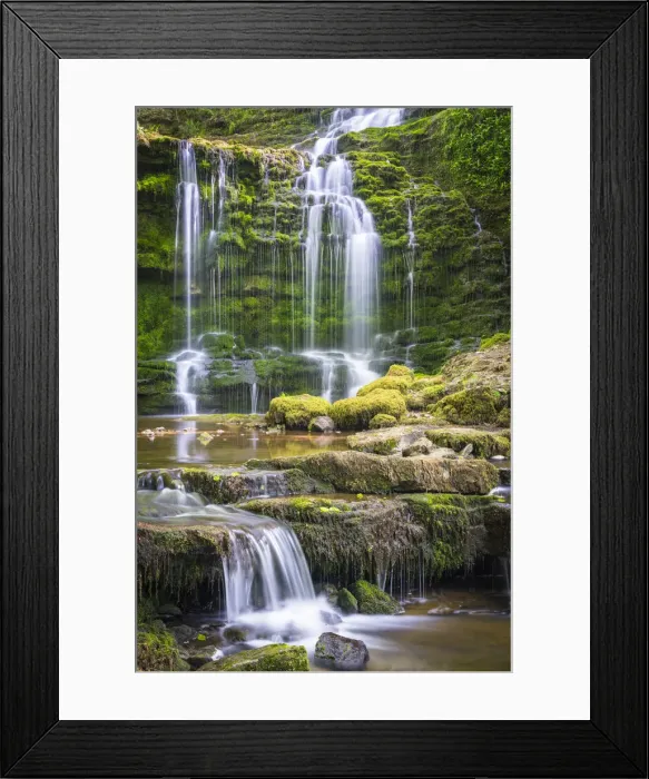 Framed Print : United Kingdom, England, North Yorkshire, Settle, Scaleber Force at Springtime Framed Print : United Kingdom, England, North Yorkshire, Settle, Scaleber Force at Springtime
