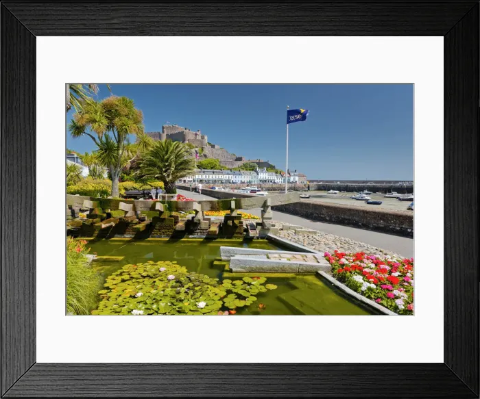 Framed Print : Gorey Castle, Mont Orgueil, Jersey, Channel Islands Framed Print : Gorey Castle, Mont Orgueil, Jersey, Channel Islands