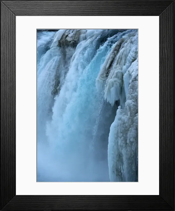 Framed Print : Godafoss waterfall in December, Iceland Framed Print : Godafoss waterfall in December, Iceland