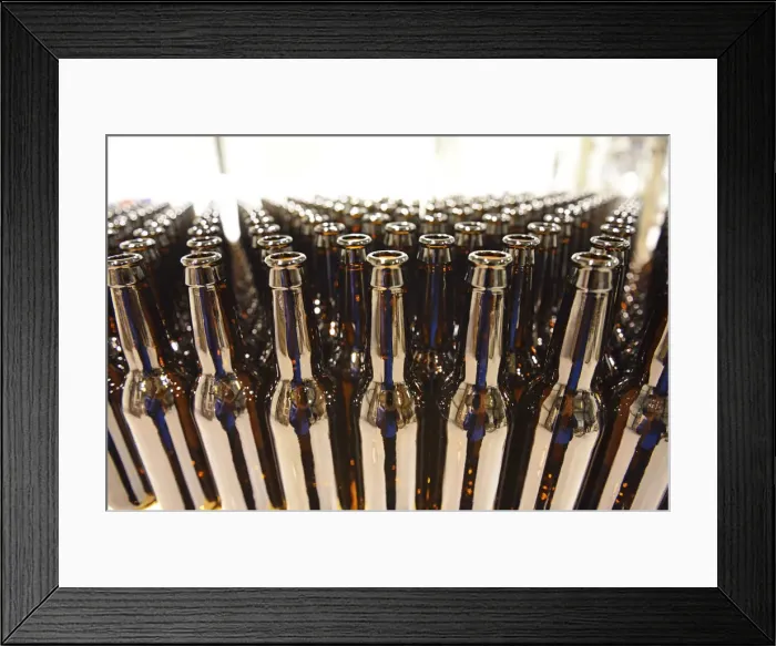 Framed Print : Beer bottles in Brewery Kaldi, Arskogssandur, Iceland Framed Print : Beer bottles in Brewery Kaldi, Arskogssandur, Iceland