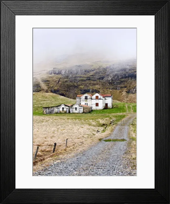 Framed Print : Derelict building, Iceland Framed Print : Derelict building, Iceland