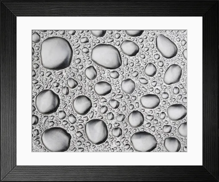 Framed Print : Raindrops, Iceland Framed Print : Raindrops, Iceland