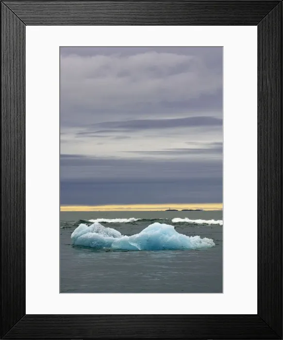 Framed Print : Glacier Ice, Joekulsarlon, Iceland