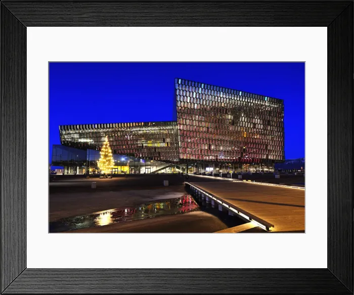 Framed Print : Harpa is a concert hall and conference centre in Reykjavik, Iceland