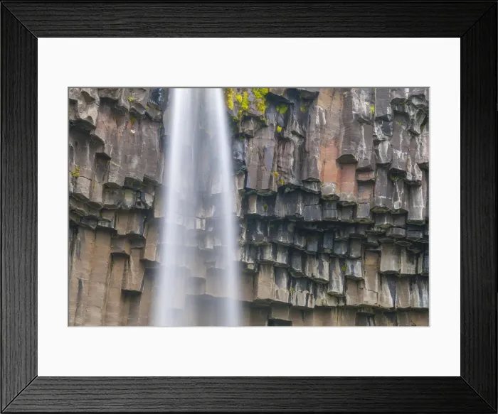 Framed Print : Skaftafell national park, southern Iceland. Svartifoss waterfall Framed Print : Skaftafell national park, southern Iceland. Svartifoss waterfall