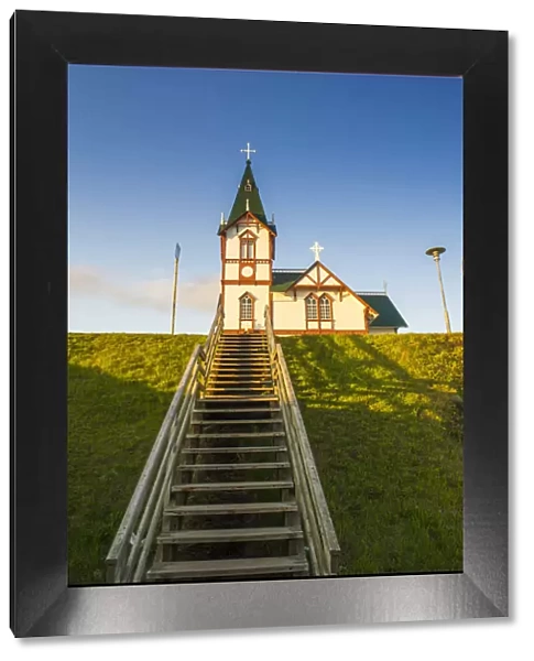 Husavik, northern Iceland. Lutheran church