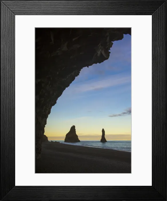 Framed Print : Vik, southern Iceland. Reynisfjara beach and rock formations Framed Print : Vik, southern Iceland. Reynisfjara beach and rock formations