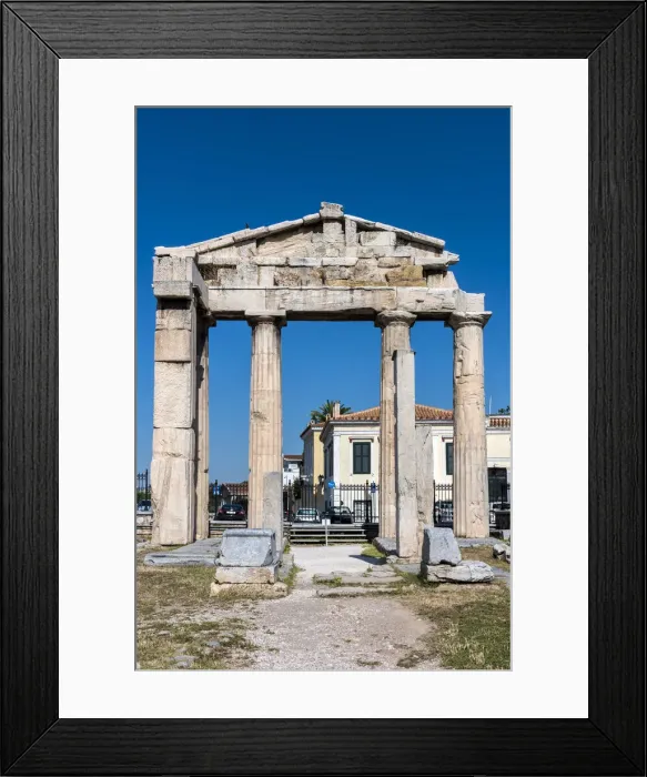 Framed Print : Gate of Athena Archegetis, Roman Agora, Athens, Attica, Greece Framed Print : Gate of Athena Archegetis, Roman Agora, Athens, Attica, Greece