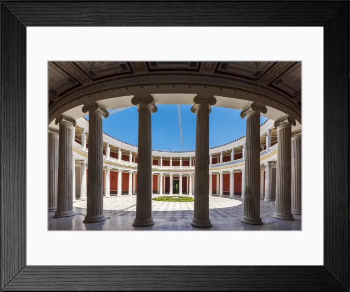 Framed Print : The atrium at the Zappeion Hall convention center, Athens, Attica, Greece Framed Print : The atrium at the Zappeion Hall convention center, Athens, Attica, Greece