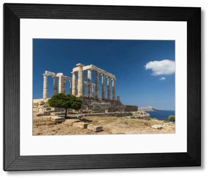 Framed Print : Temple of Poseidon, Cape Sounion, Attica, Greece Framed Print : Temple of Poseidon, Cape Sounion, Attica, Greece