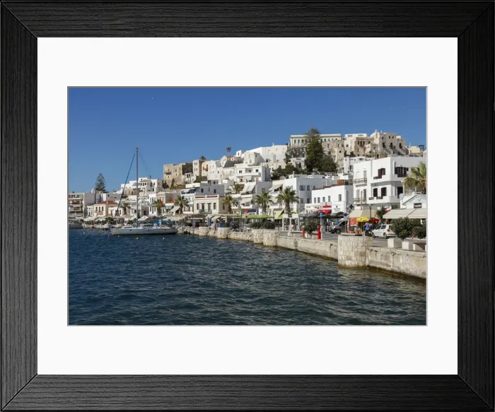 Framed Print : Old Town, Habour, Naxos, Cyclades Islands, Greece Framed Print : Old Town, Habour, Naxos, Cyclades Islands, Greece