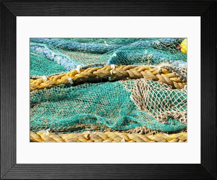 Framed Print : Fishing nets in Naxos, Cyclades Island, Greece Framed Print : Fishing nets in Naxos, Cyclades Island, Greece