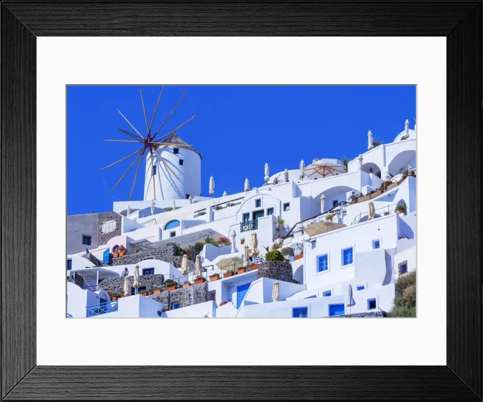 Framed Print : Traditional windmill, Oia, Santorini, Cyclades Islands, Greece Framed Print : Traditional windmill, Oia, Santorini, Cyclades Islands, Greece