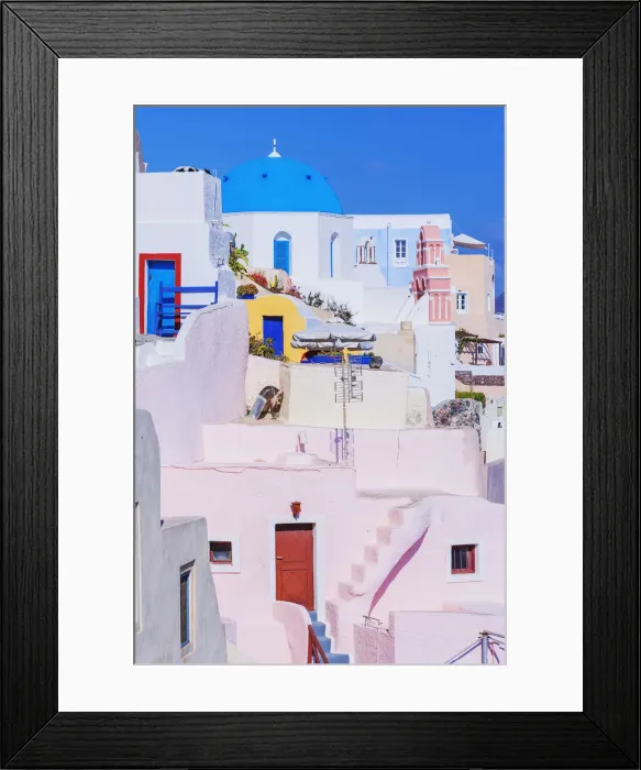 Framed Print : Oia village, Oia, Santorini, Cyclades Islands, Greece Framed Print : Oia village, Oia, Santorini, Cyclades Islands, Greece