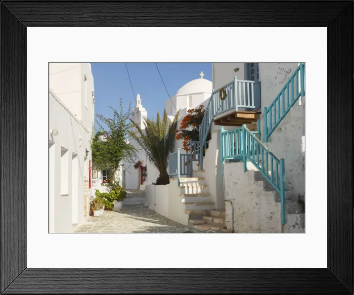 Framed Print : Cycladic Architectural Styl in Chora, Folegandros, Cyclades, Greece Framed Print : Cycladic Architectural Styl in Chora, Folegandros, Cyclades, Greece